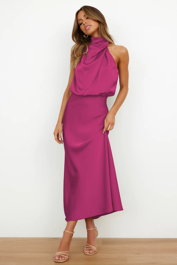 Tyra | Elegantti iltapuku, jossa on halterneck
