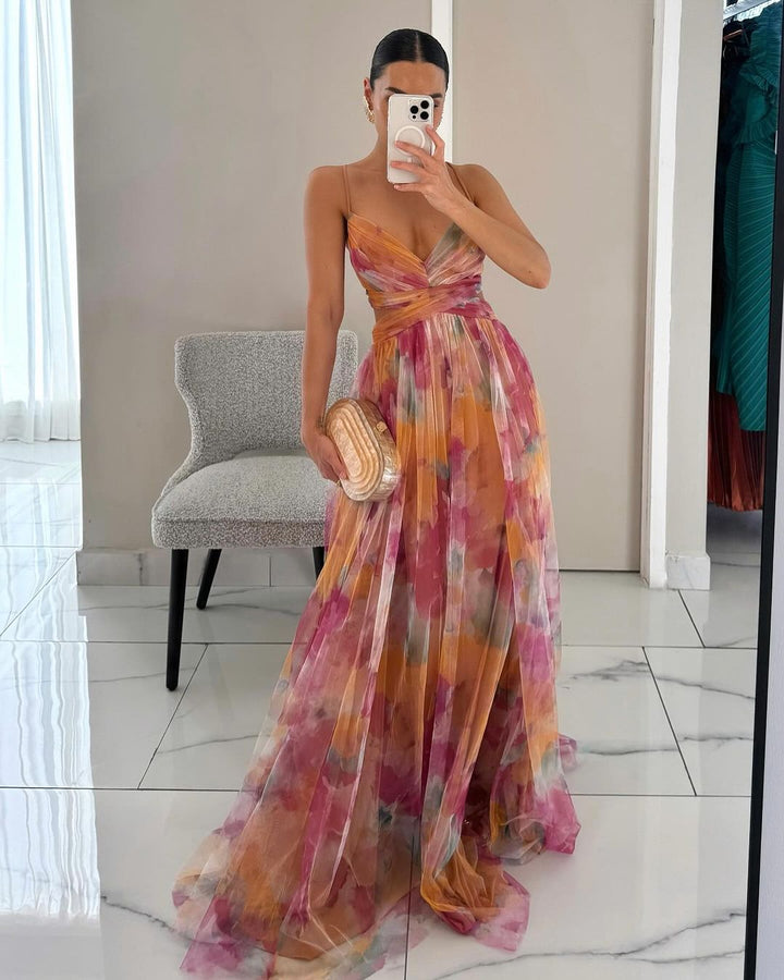 Giselle | Kukallinen maxi-mekko