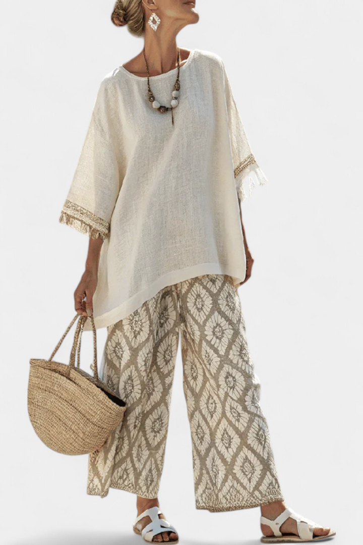 Eduarda - Boho chic elegantti setti