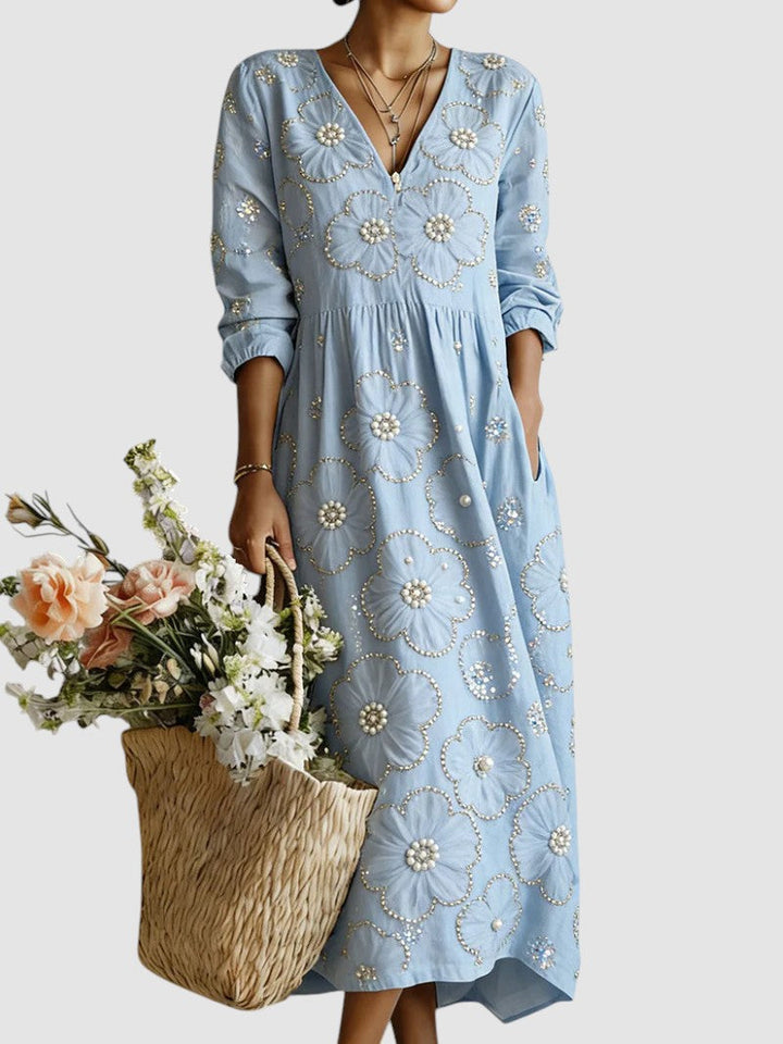LENA | KUKKAKUVIOLLINEN MIDI-MEKKO