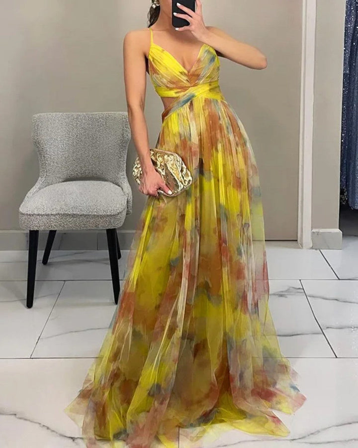 Giselle | Kukallinen maxi-mekko