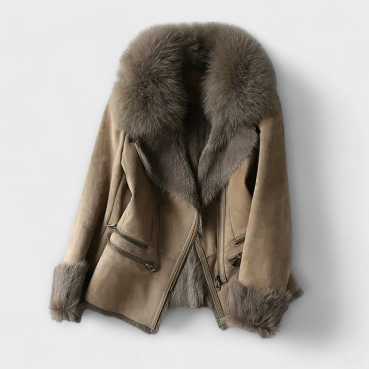 Mariana - Ylellinen Lammasnahkatakki
