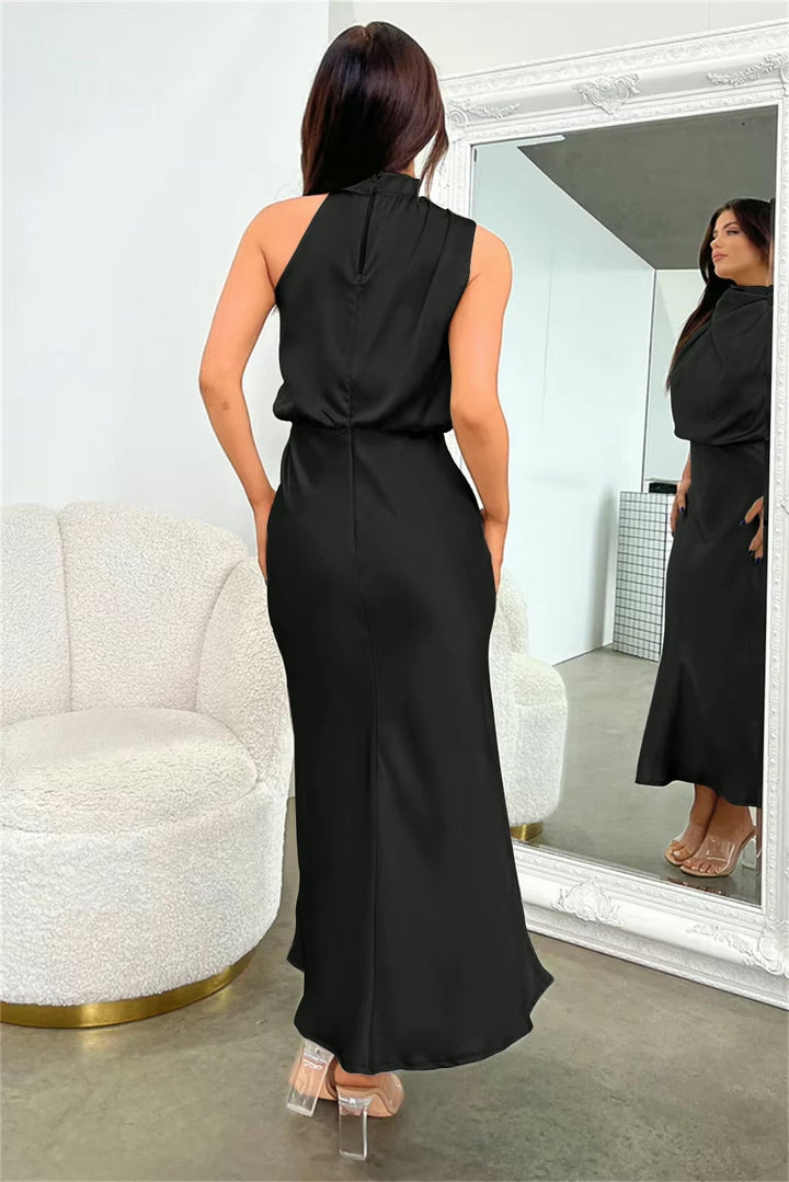 Tyra | Elegantti iltapuku, jossa on halterneck