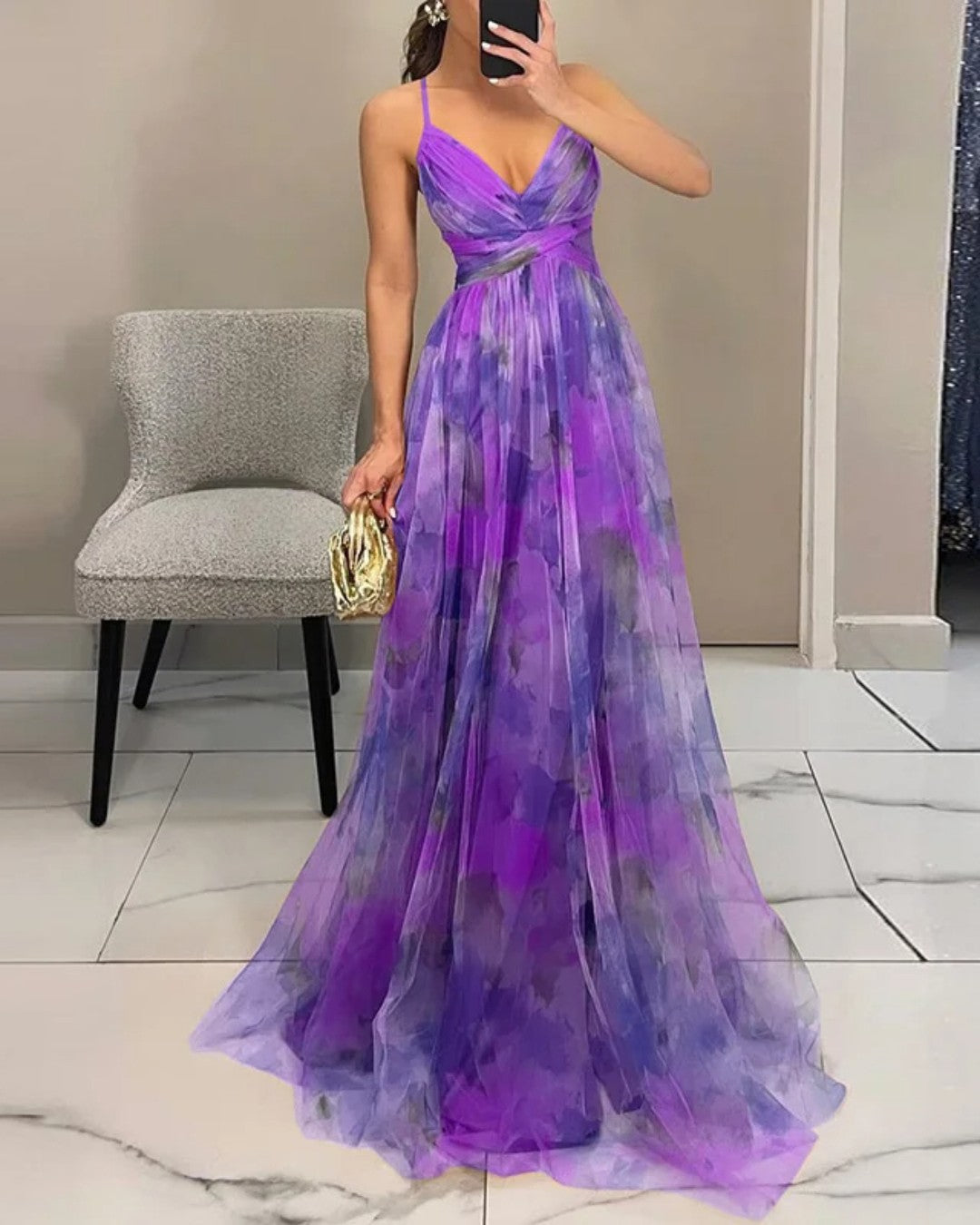 Giselle | Kukallinen maxi-mekko