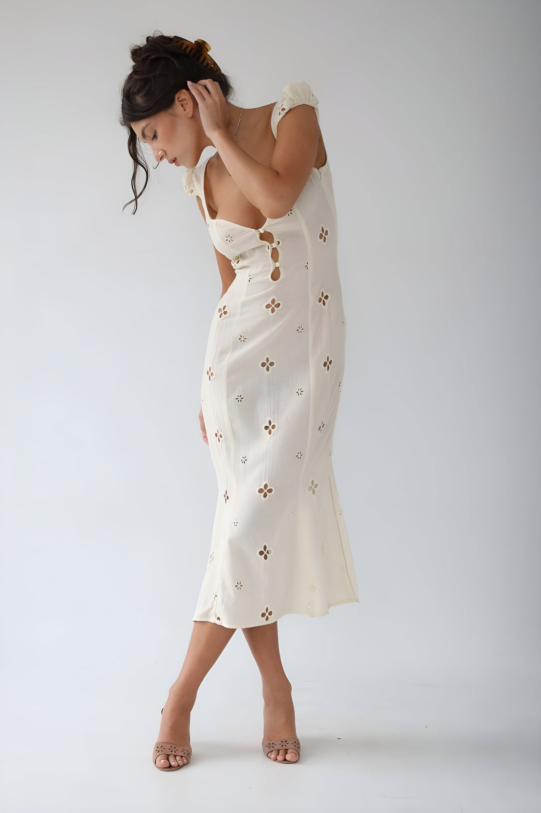 Noomi | Vintage midi mekko